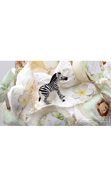 Lumanare de botez cu animale din jungla Jungle Friends 16
